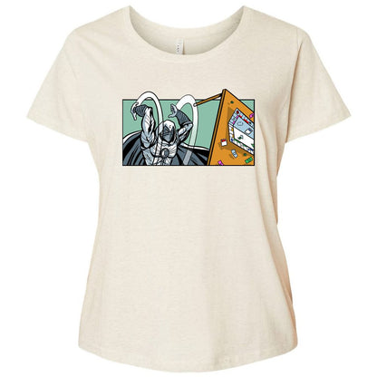 Ladies Curvy Jersey - NBKN6UG8 - Natural Heather - 8