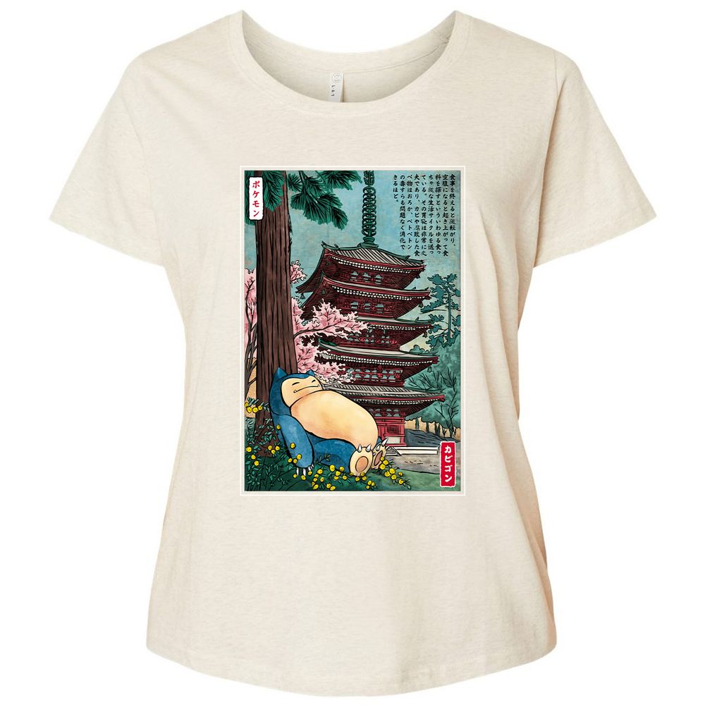 Ladies Curvy Jersey - T67YKWNW - Natural Heather - 8