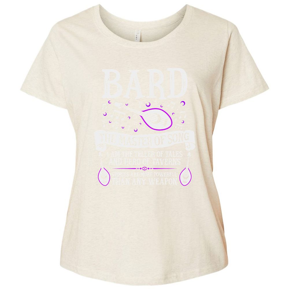 Ladies Curvy Jersey - V61EKGH9 - Natural Heather - 8