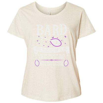 Ladies Curvy Jersey - V61EKGH9 - Natural Heather - 8