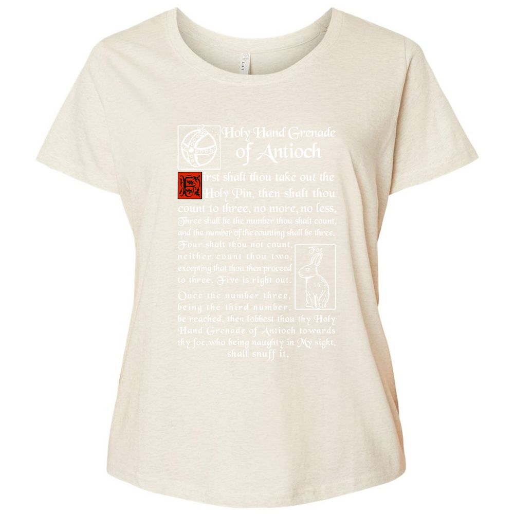 Ladies Curvy Jersey - 2Q3K5831 - Natural Heather - 8