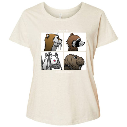 Ladies Curvy Jersey - QEYFZ5SB - Natural Heather - 8