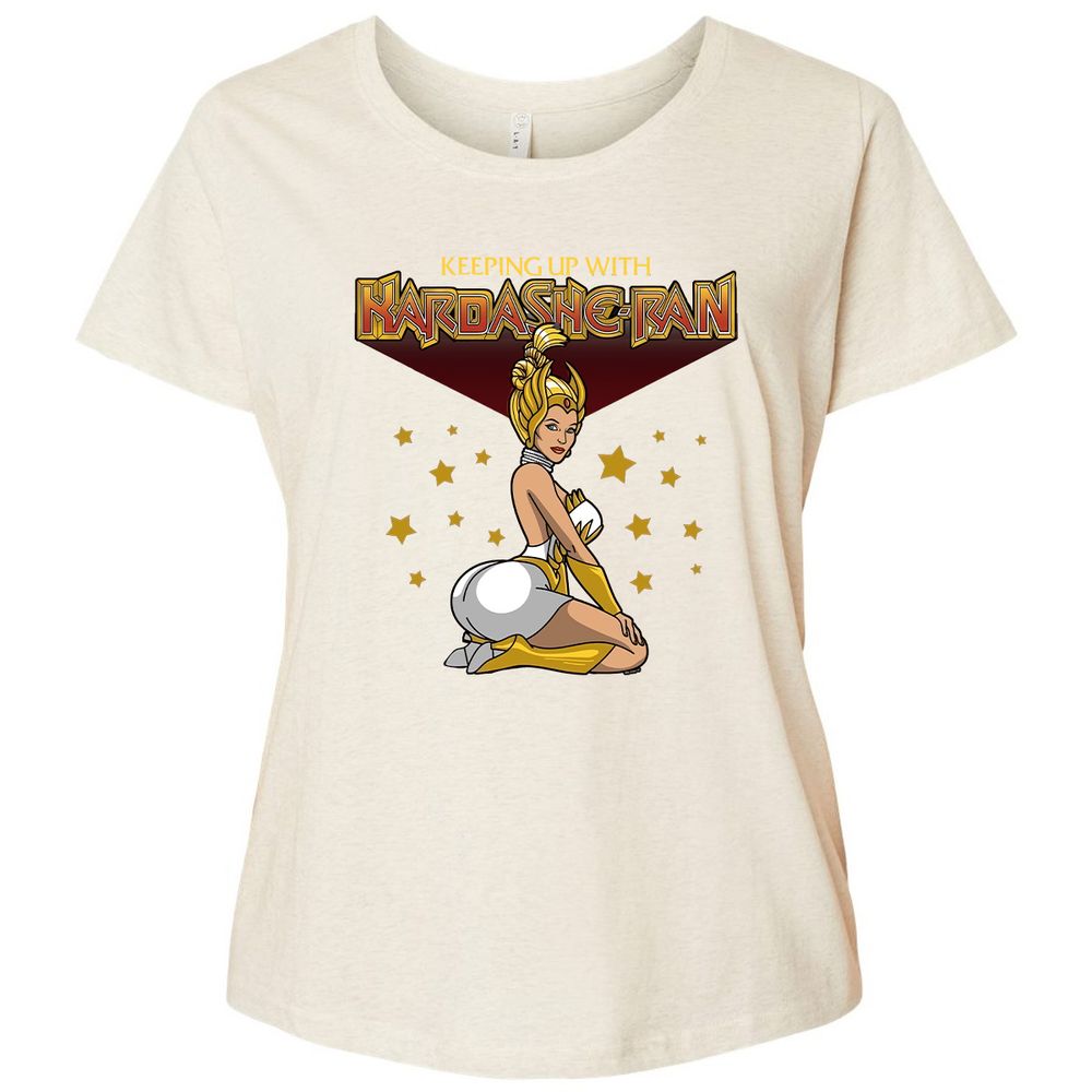 Ladies Curvy Jersey - 2FP63GV2 - Natural Heather - 8