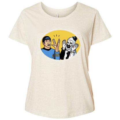 Ladies Curvy Jersey - A23L4TV9 - Natural Heather - 8