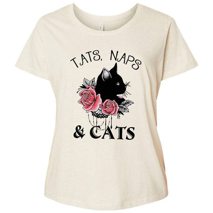 Ladies Curvy Jersey - 7TJYFJ5T - Natural Heather - 8