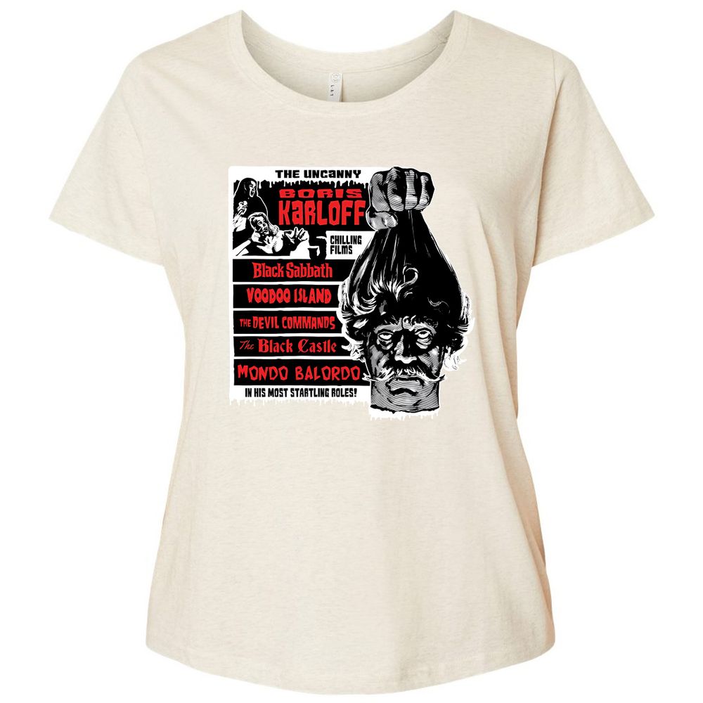 Ladies Curvy Jersey - NHSVWNDC - Natural Heather - 8