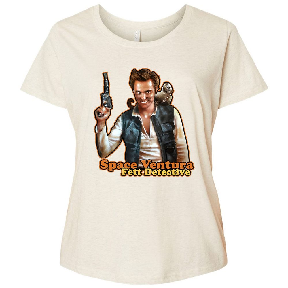 Ladies Curvy Jersey - 5XJ8D4EW - Natural Heather - 8