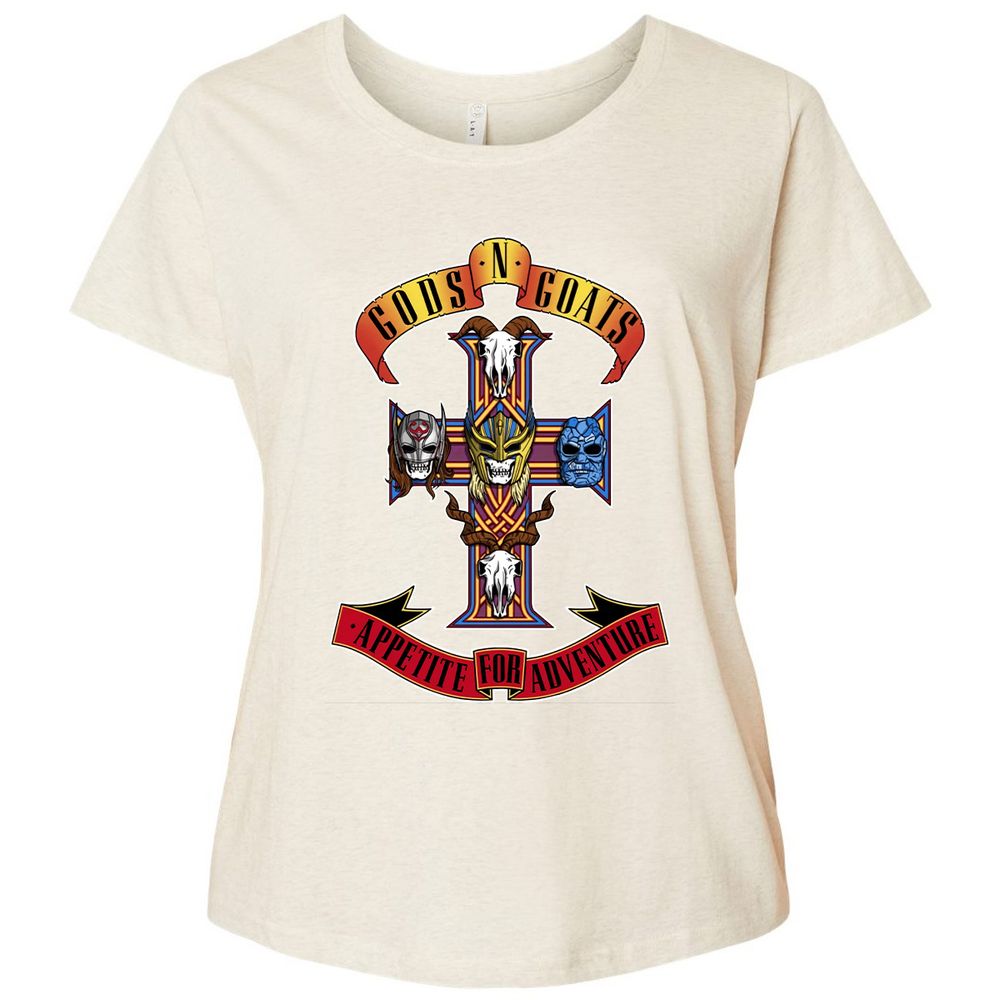 Ladies Curvy Jersey - ANRDPQBZ - Natural Heather - 8