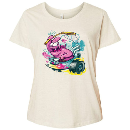 Ladies Curvy Jersey - 36QATA82 - Natural Heather - 8