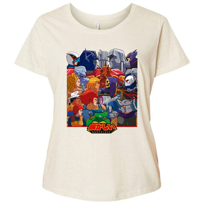 Ladies Curvy Jersey - QPJLQQYC - Natural Heather - 8