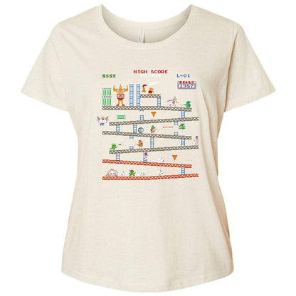 Ladies Curvy Jersey - 8SR25S8J - Natural Heather - 8