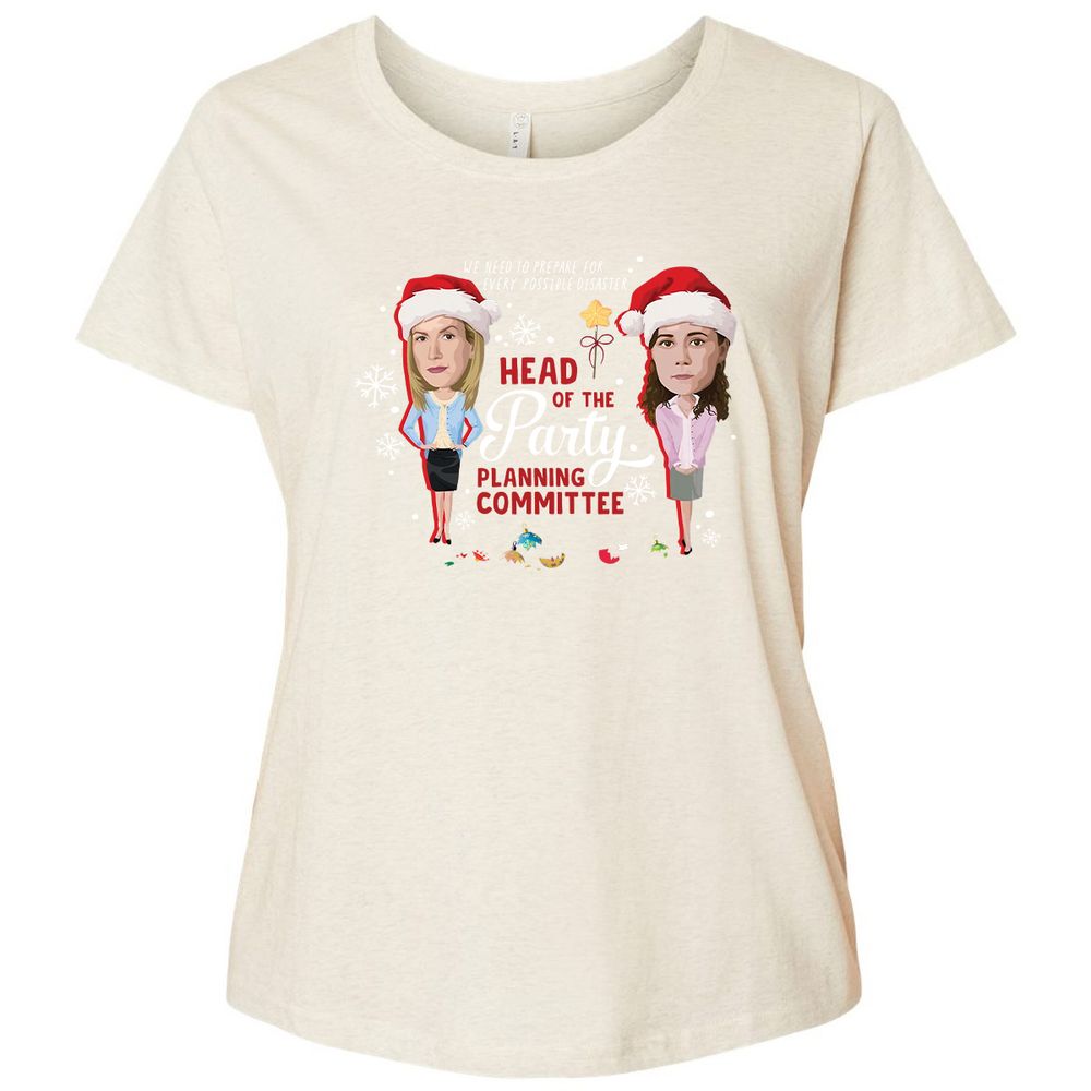 Head Of The Party Planning Committee Christmas - Natural Heather - 8