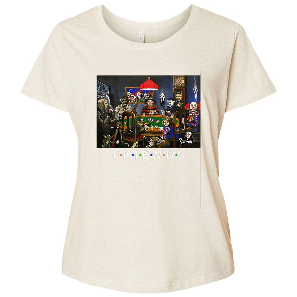 Ladies Curvy Jersey - YGCHH87G - Natural Heather - 8