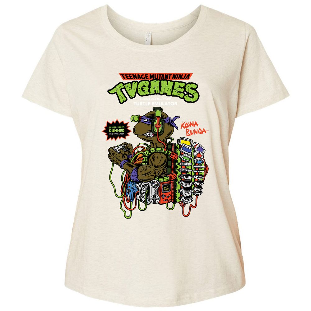 Ladies Curvy Jersey - XJS6AKEJ - Natural Heather - 8