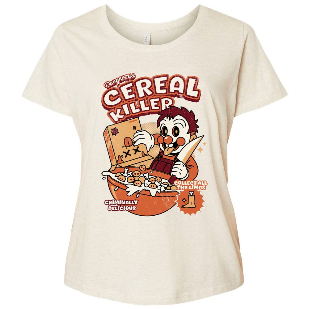 Ladies Curvy Jersey - 1V7FS5U6 - Natural Heather - 8