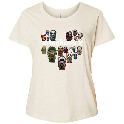 Ladies Curvy Jersey - TGH5ZYJQ - Natural Heather - 8