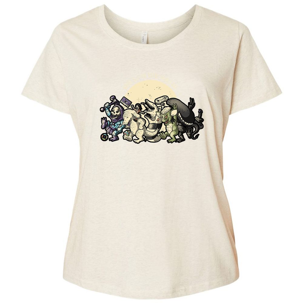 Ladies Curvy Jersey - AUMEEC95 - Natural Heather - 8