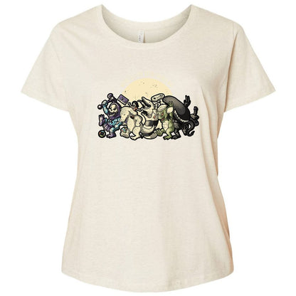 Ladies Curvy Jersey - AUMEEC95 - Natural Heather - 8