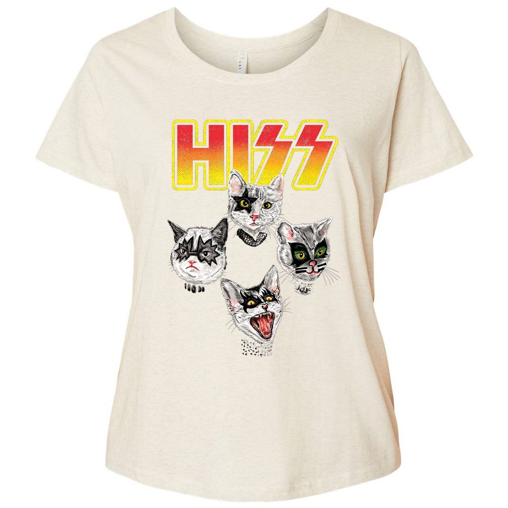 Ladies Curvy Jersey - 6ZE2TH1E - Natural Heather - 8