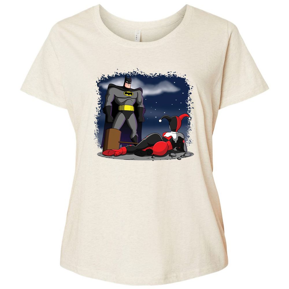 Ladies Curvy Jersey - 6KBAVM4C - Natural Heather - 8