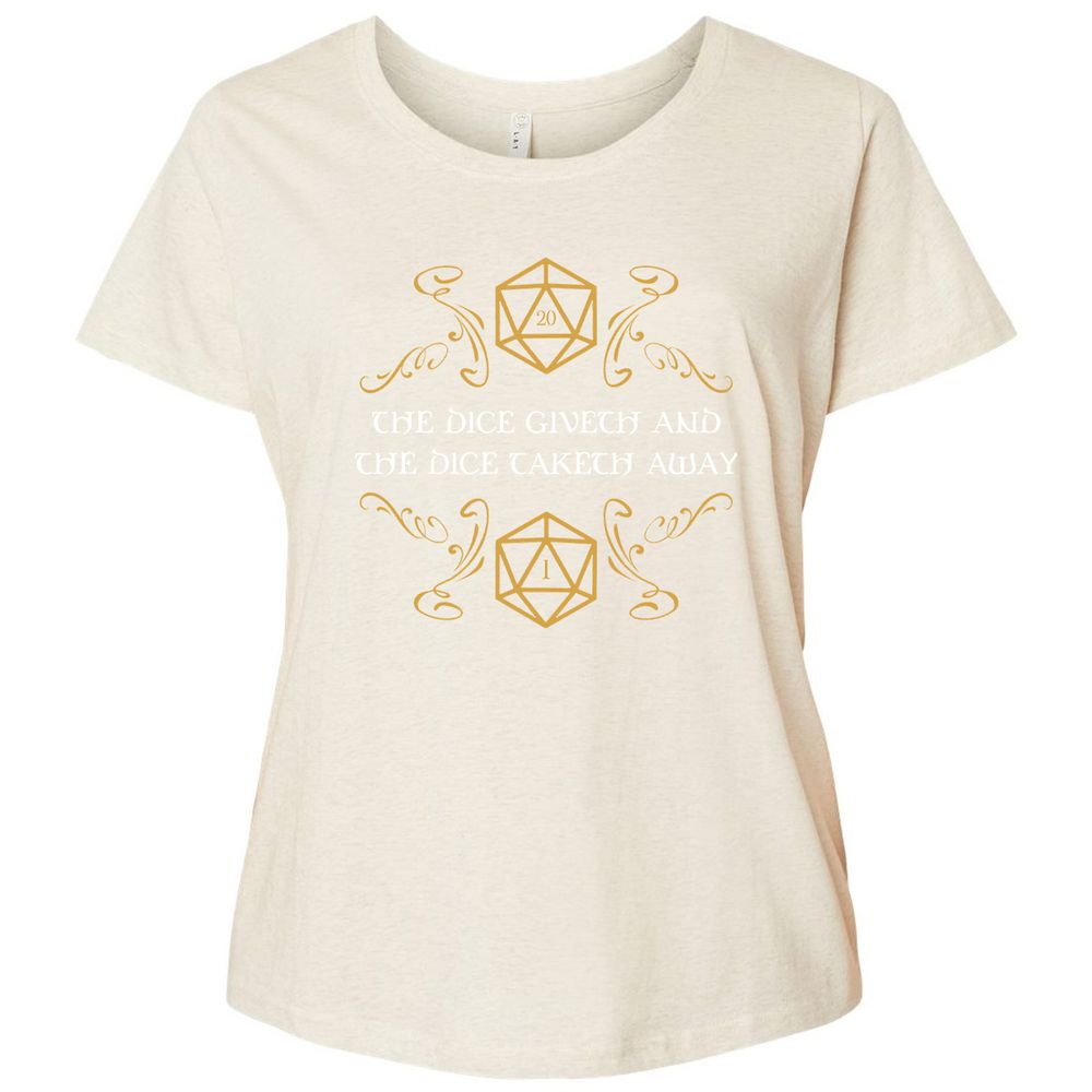 Ladies Curvy Jersey - K73DCNKG - Natural Heather - 8