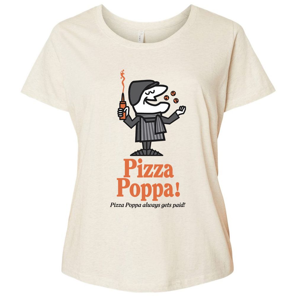 Ladies Curvy Jersey - YJBA3YNH - Natural Heather - 8