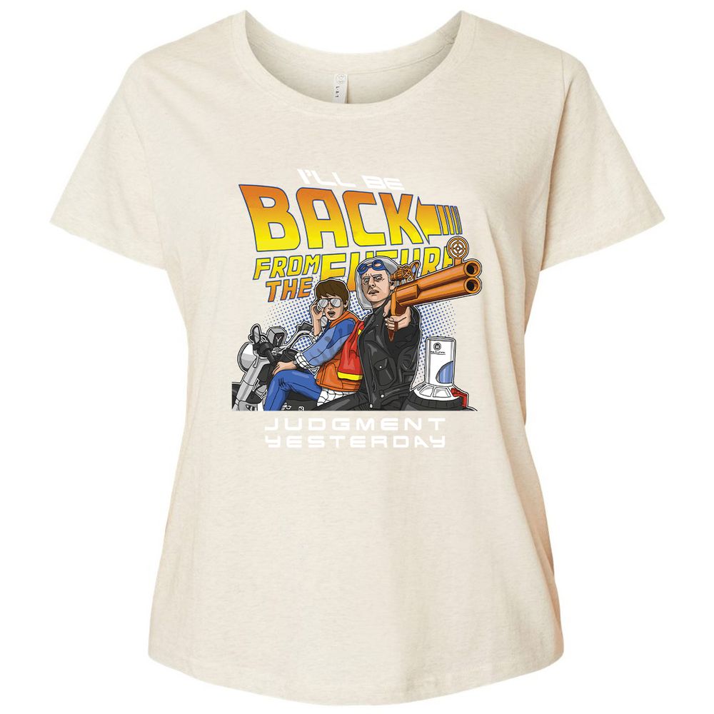 Ladies Curvy Jersey - T9NSC7NA - Natural Heather - 8