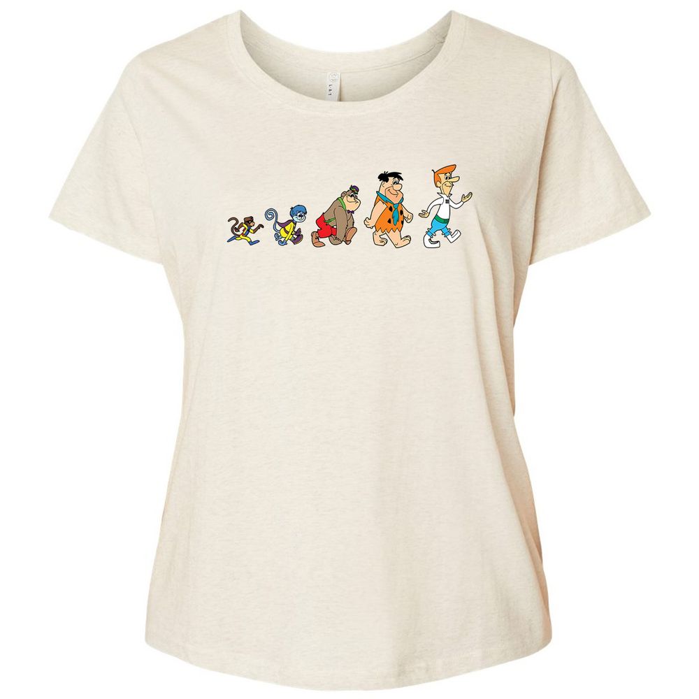 Ladies Curvy Jersey - U2QBYEJ9 - Natural Heather - 8