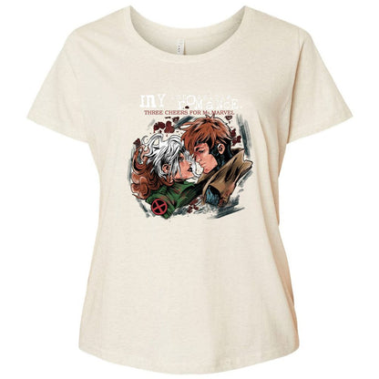 Ladies Curvy Jersey - VEAHGR6V - Natural Heather - 8