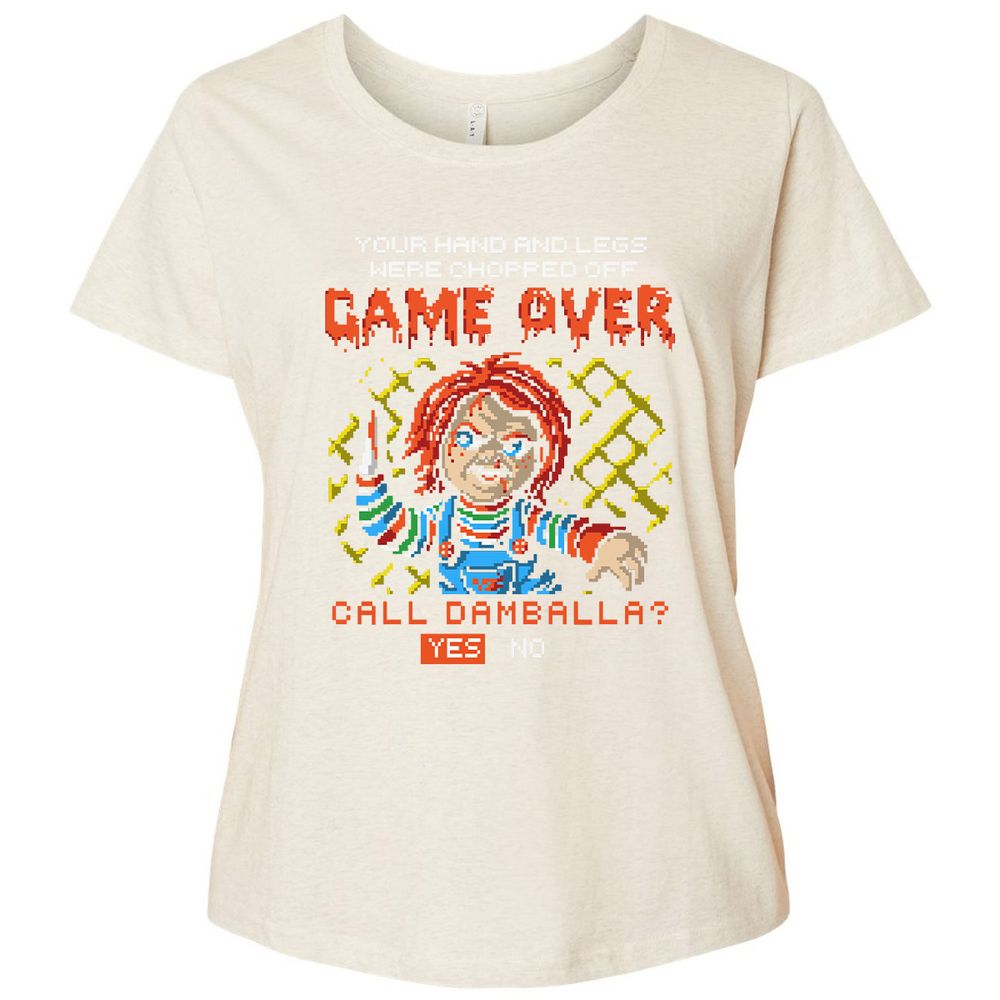 Ladies Curvy Jersey - XVLY3ZJB - Natural Heather - 8