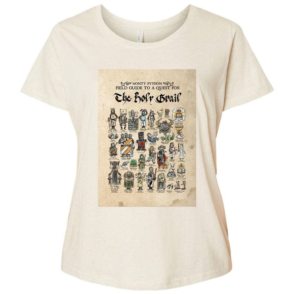 Ladies Curvy Jersey - XUR13TU6 - Natural Heather - 8