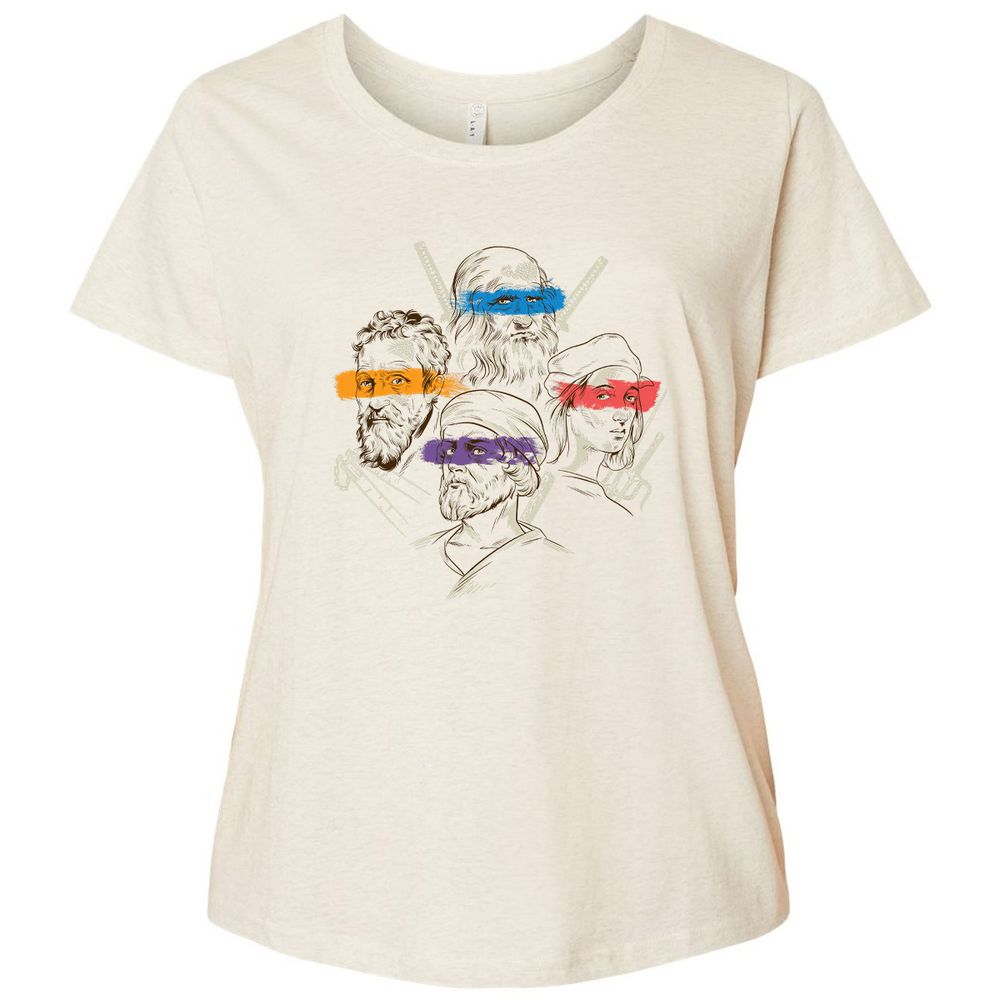 Ladies Curvy Jersey - T47LF3LK - Natural Heather - 8