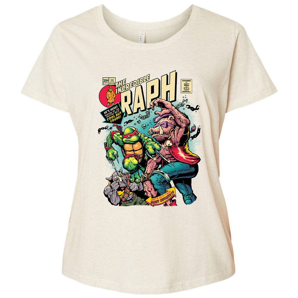 Ladies Curvy Jersey - BDGBJV15 - Natural Heather - 8