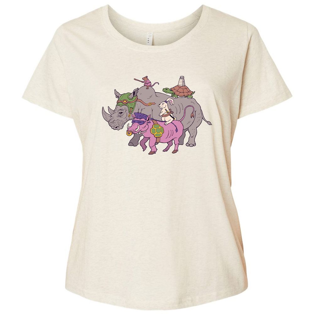 Ladies Curvy Jersey - N94AR623 - Natural Heather - 8