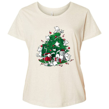 Ladies Curvy Jersey - YX7KPQ45 - Natural Heather - 8