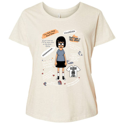 Ladies Curvy Jersey - YAVWR4SB - Natural Heather - 8