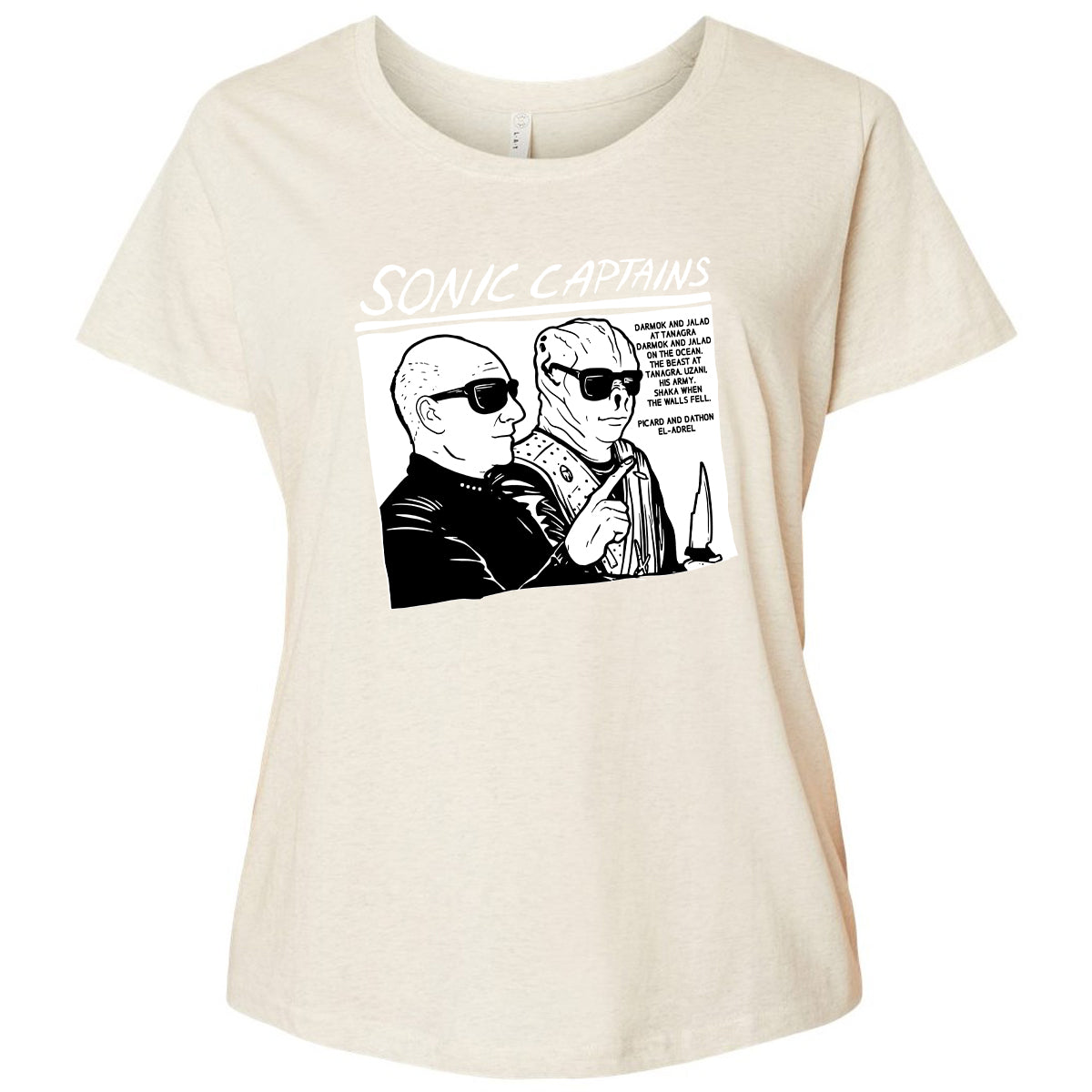 Ladies Curvy Jersey - LERJT2LG - Natural Heather - 8