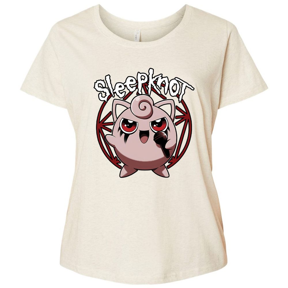 Ladies Curvy Jersey - JSAUVBV6 - Natural Heather - 8