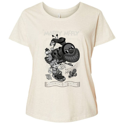 Ladies Curvy Jersey - R14TQYJN - Natural Heather - 8