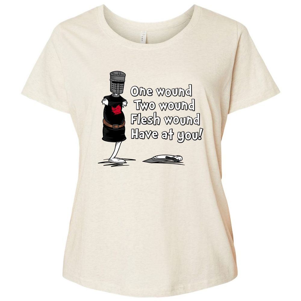 Ladies Curvy Jersey - A73GMG73 - Natural Heather - 8