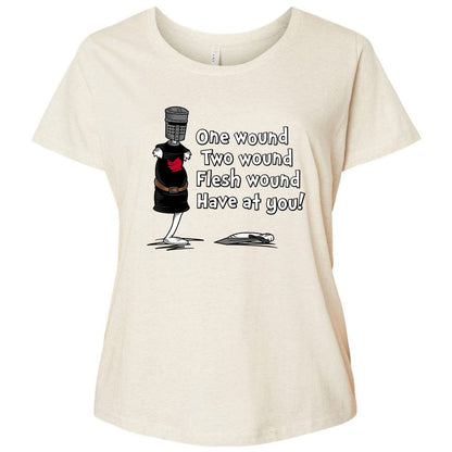 Ladies Curvy Jersey - A73GMG73 - Natural Heather - 8