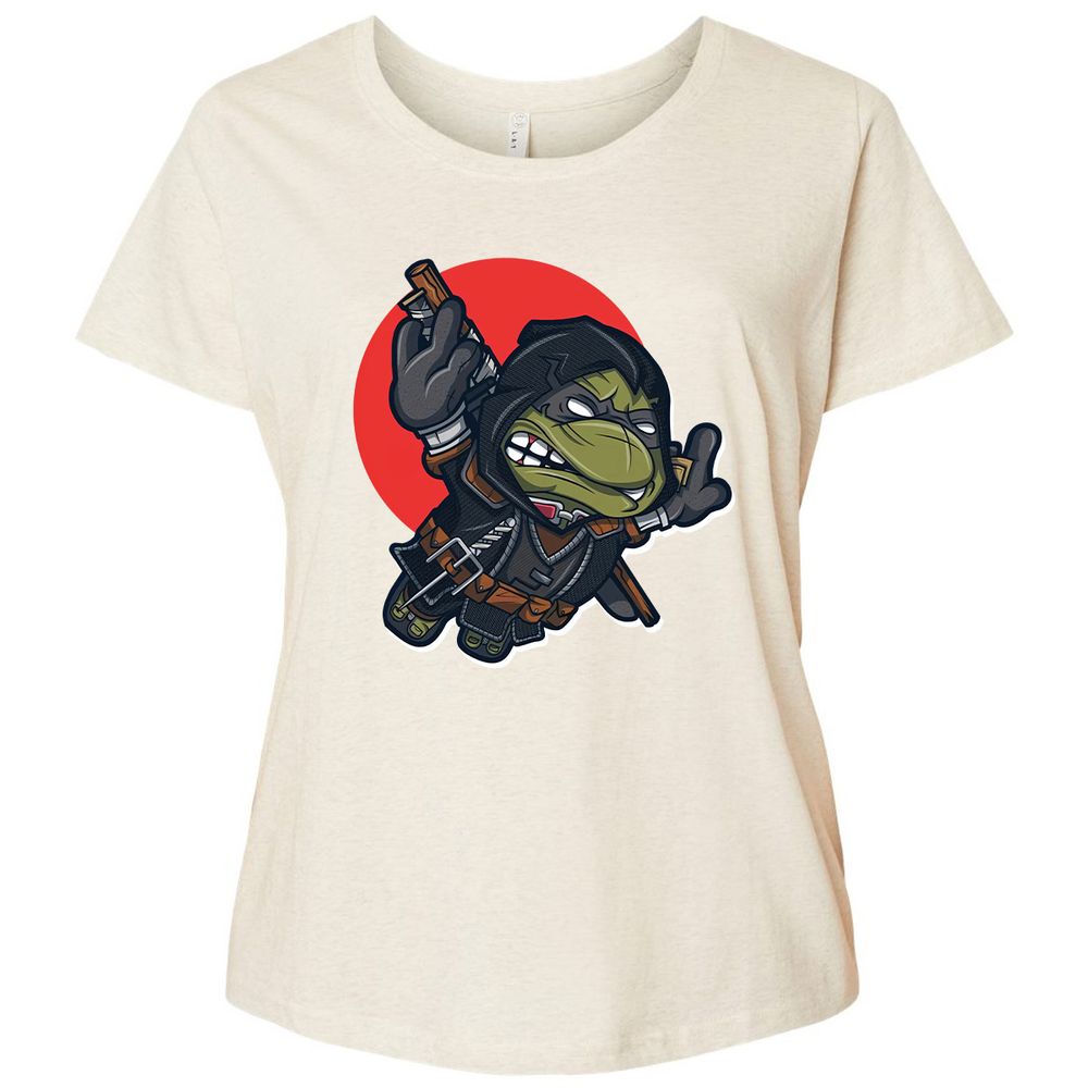 Ladies Curvy Jersey - 2GLFWL4Q - Natural Heather - 8