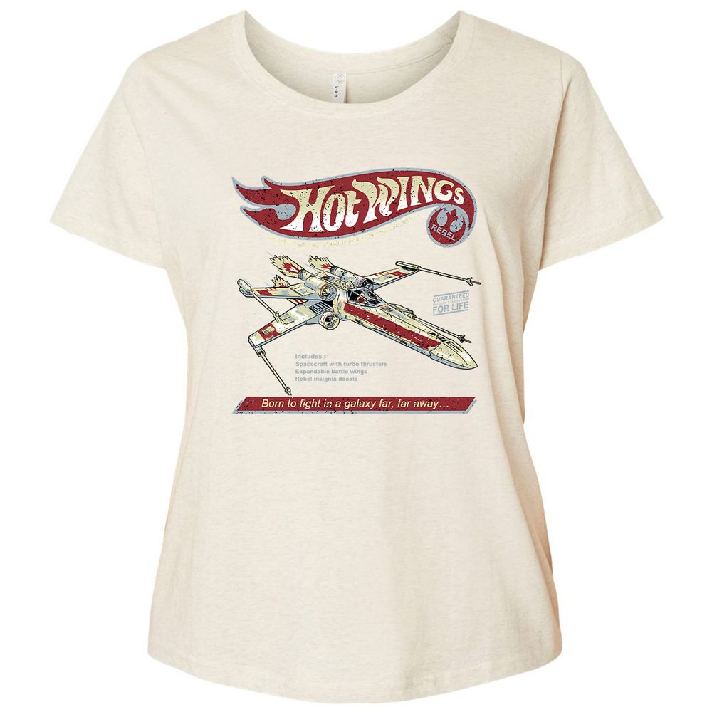 Ladies Curvy Jersey - 91TLD32C - Natural Heather - 8