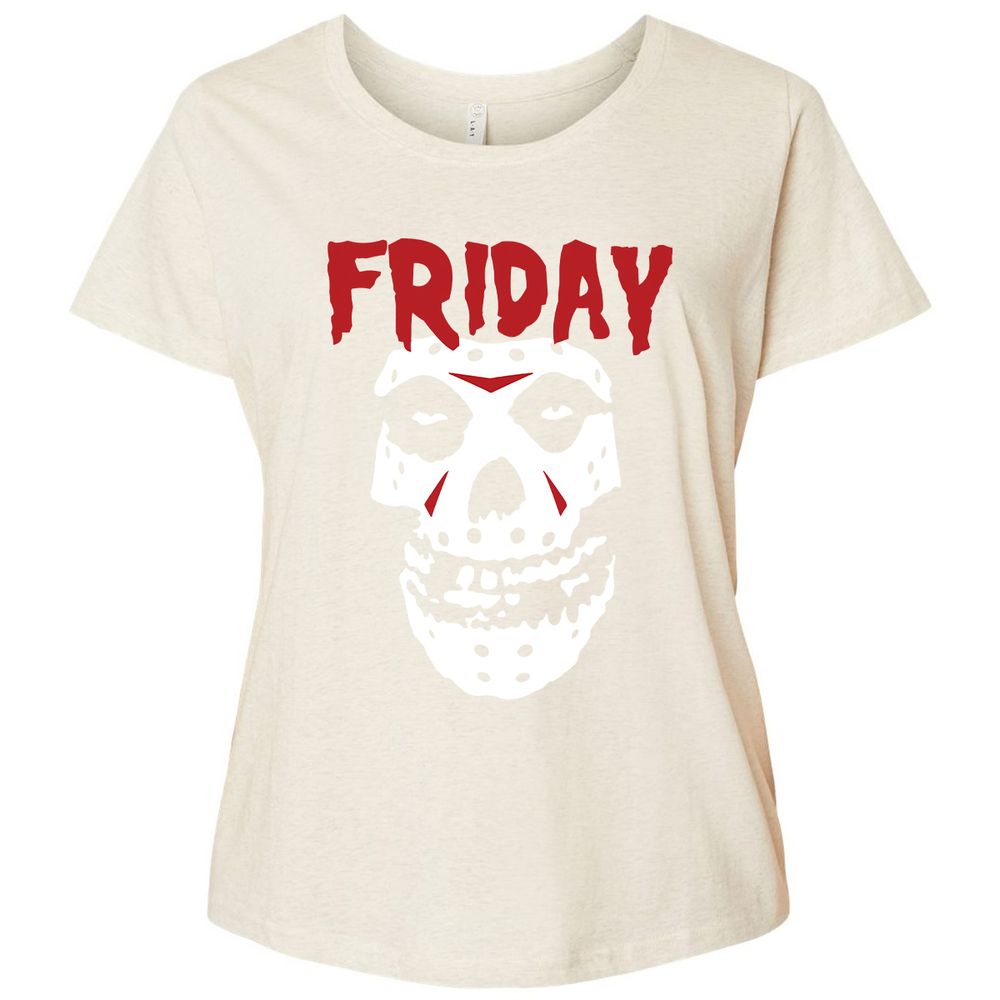 Ladies Curvy Jersey - R6UYWGQX - Natural Heather - 8