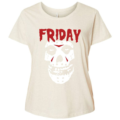 Ladies Curvy Jersey - R6UYWGQX - Natural Heather - 8