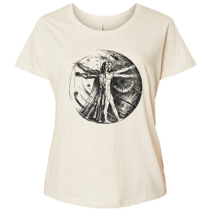 Ladies Curvy Jersey - GJGMSDZ6 - Natural Heather - 8