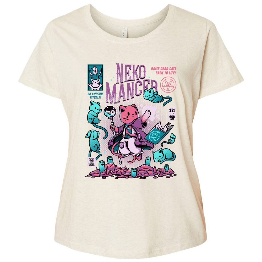 Ladies Curvy Jersey - 5B8ZH5S3 - Natural Heather - 8