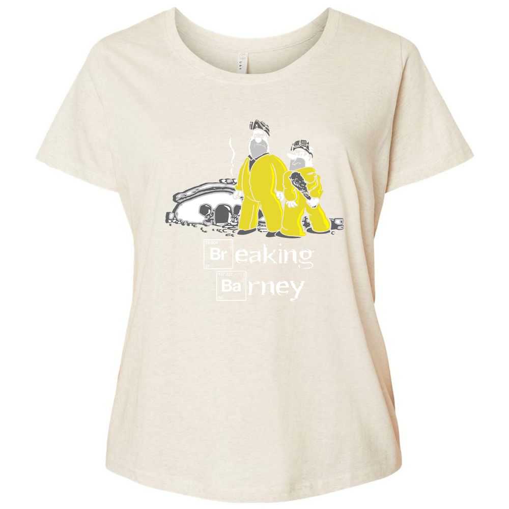 Ladies Curvy Jersey - C8FTS4M7 - Natural Heather - 8