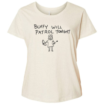 Ladies Curvy Jersey - Z6NQAJSH - Natural Heather - 8