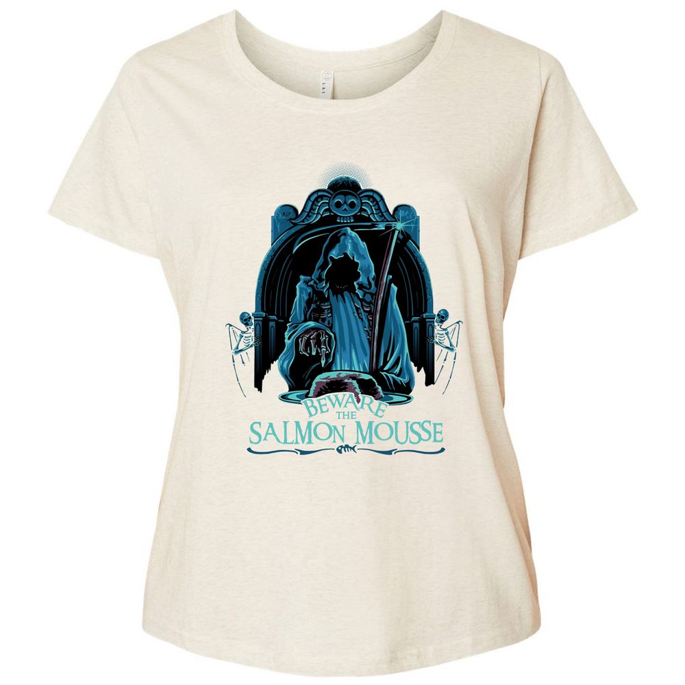 Ladies Curvy Jersey - UKWJ7FVZ - Natural Heather - 8